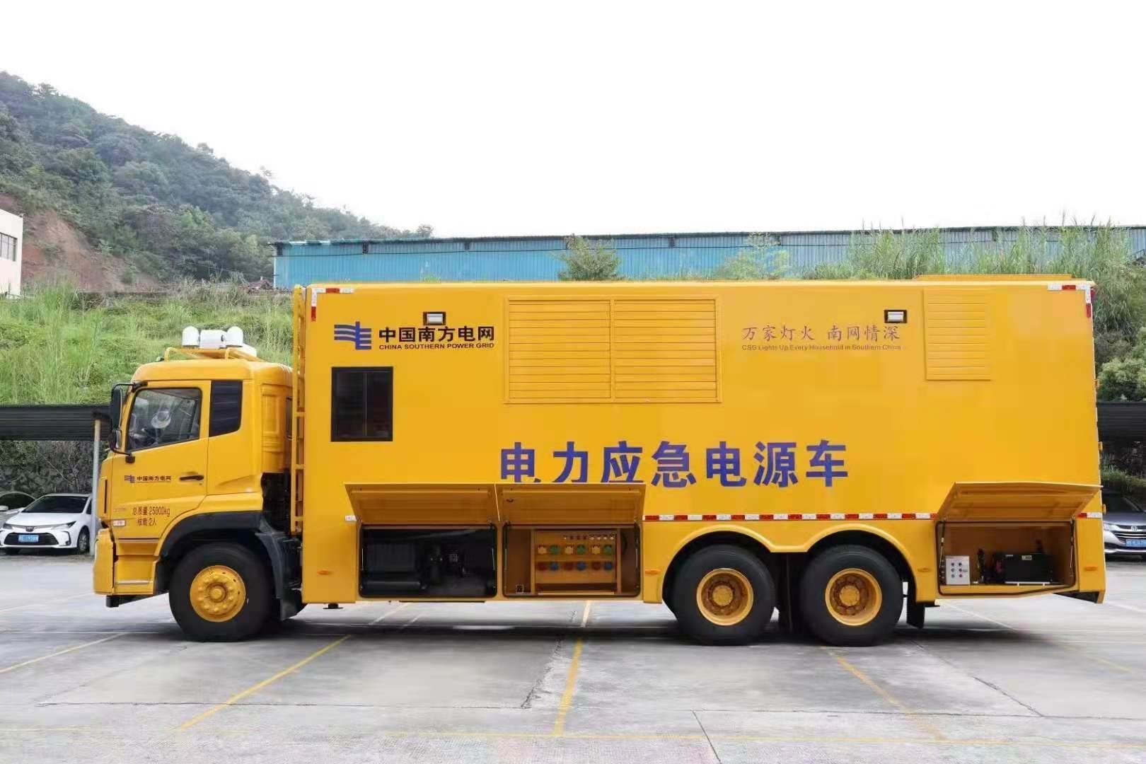 延川安康大型柴油发电机发电车UPS电源出租租赁